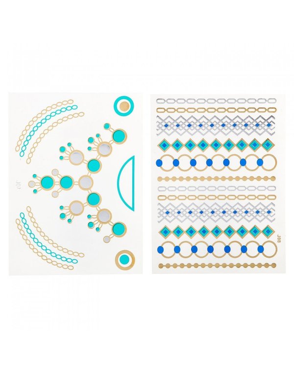 Тату-арт. Eva Moda. Бирюзовая сказка