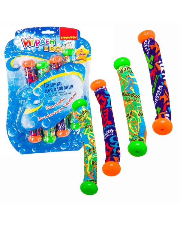 Набор игровой. Играем в воде. Палочки для плавания
