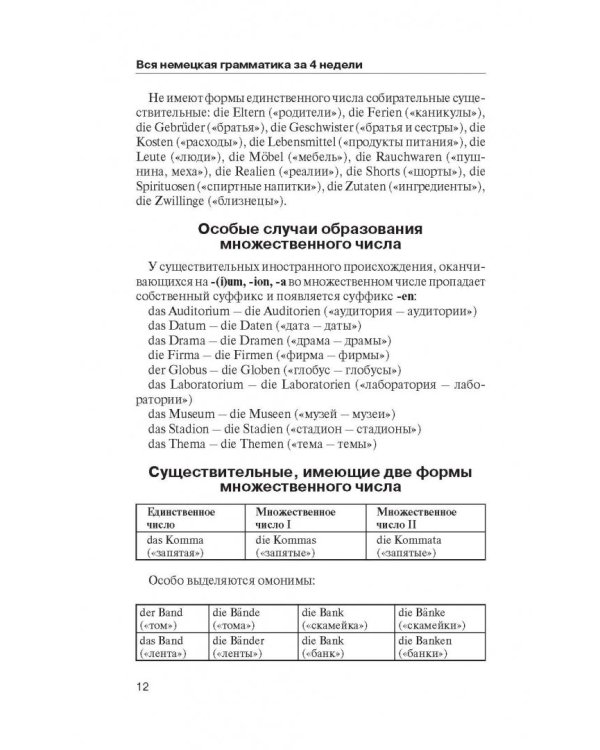 Немецкий язык. Краткая грамматика