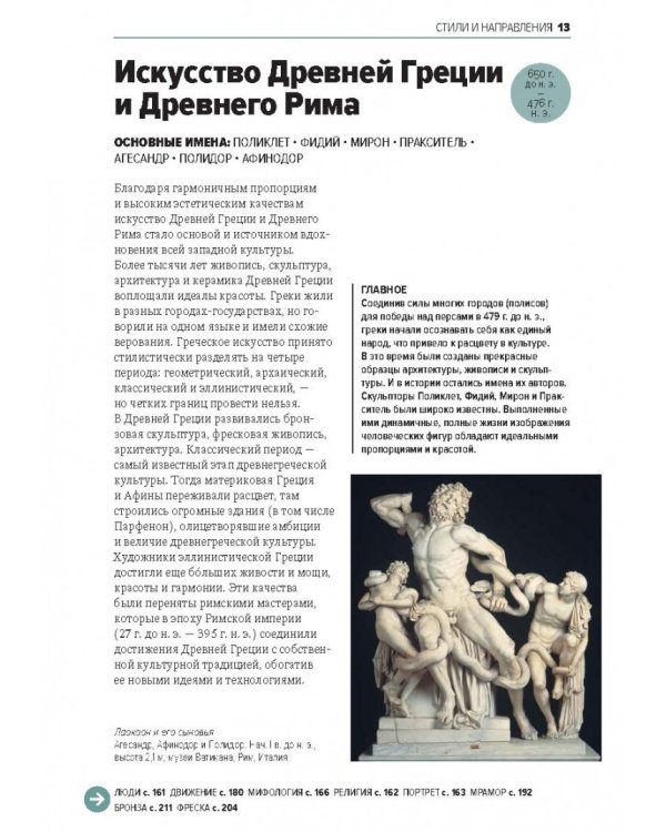 Главное в истории искусств. Ключевые работы, темы, направления, техники