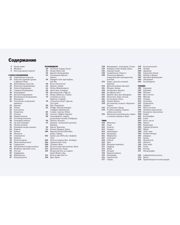 Главное в истории искусств. Ключевые работы, темы, направления, техники