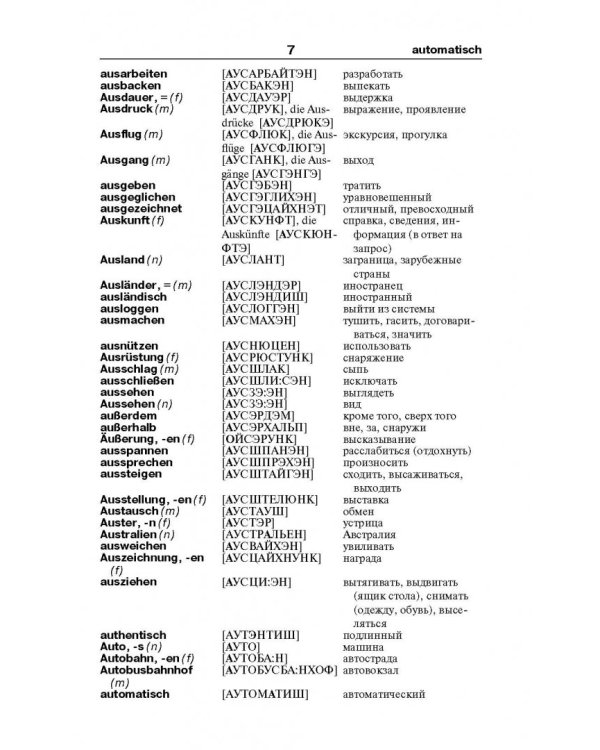 Немецко-русский русско-немецкий словарь с произношением