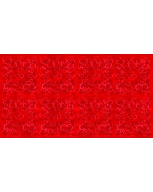 Бумага для упаковки подарков и скрапбукинга (красная), 46х85 см