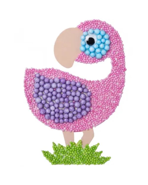 Мозаика из шариков. Фламинго