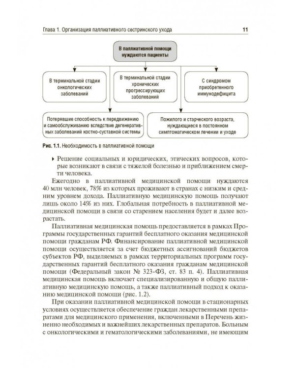 Вопросы паллиативной помощи в деятельности специалистов сестринского дела. Учебник