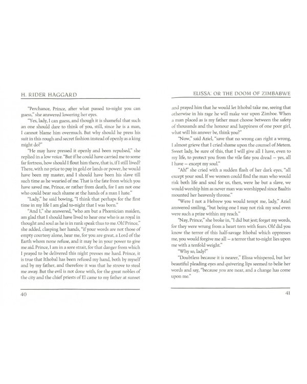 Elissa, or The Doom of Zimbabwe