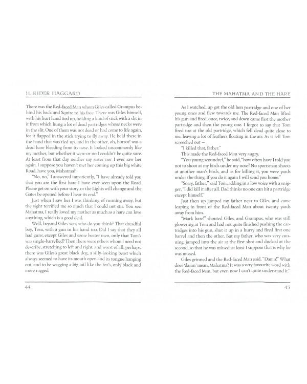 The Mahatma and the Hare &amp; Barbara Who Came Back