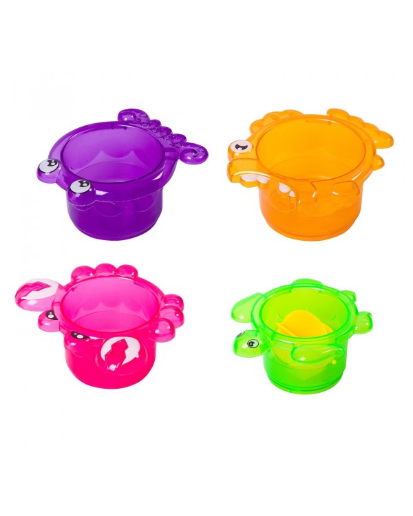 Набор для купания с лейкой-китом. Стаканчики