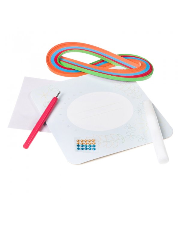 Квиллинг. Открытка. Цветы