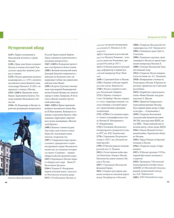 Москва. Путеводитель с картой