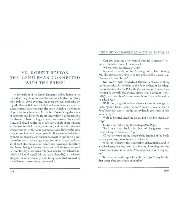 The Mudfog Papers and Other Sketches