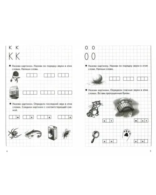 Учим звуки, пишем буквы. Для детей 5-7 лет