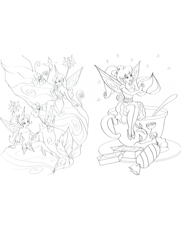 Раскраска. Волшебные феи