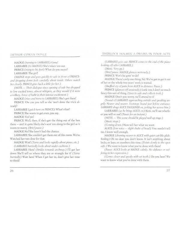 Sherlock Holmes. A Drama in Four Acts