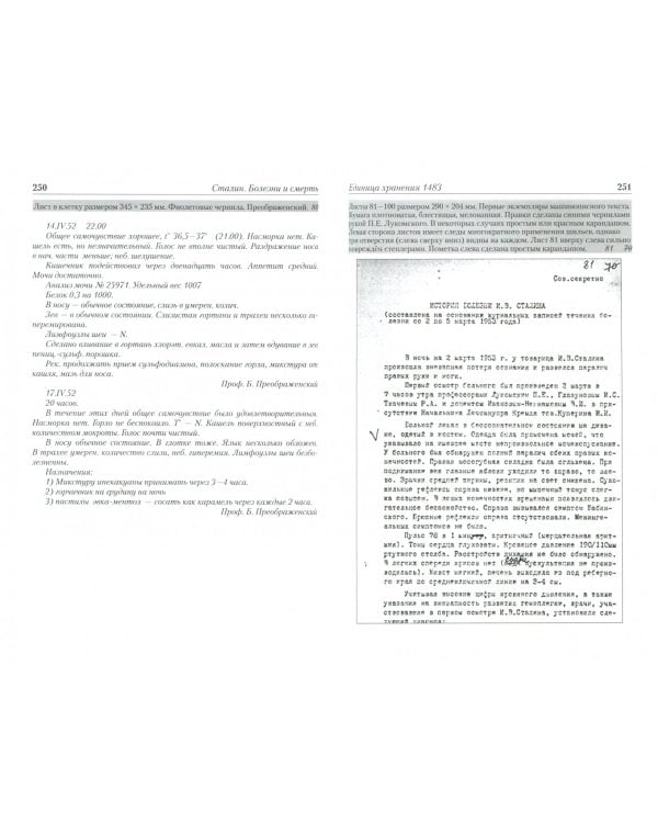 Сталин. Болезни и смерть