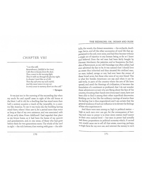 The Redskins; or, Indian and Injin