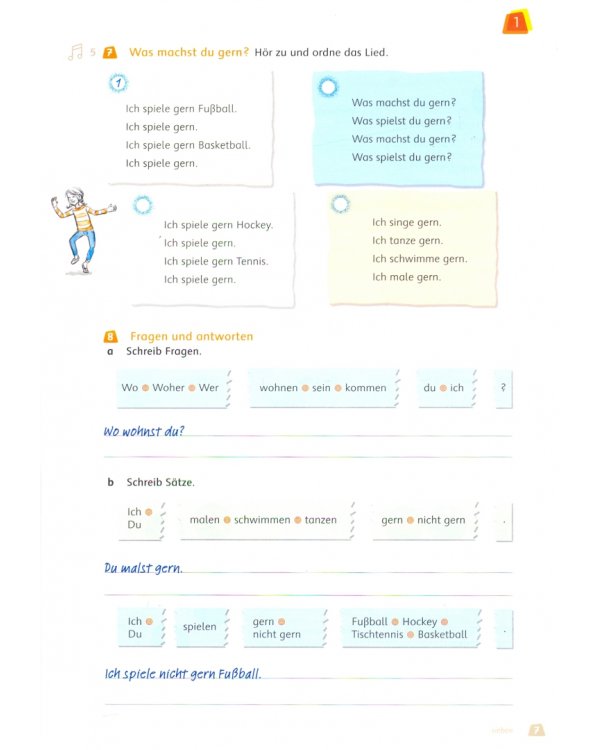 Prima 1. Los geht's. Deutsch fur Kinder. Arbeitsbuch (+ Audio CD)