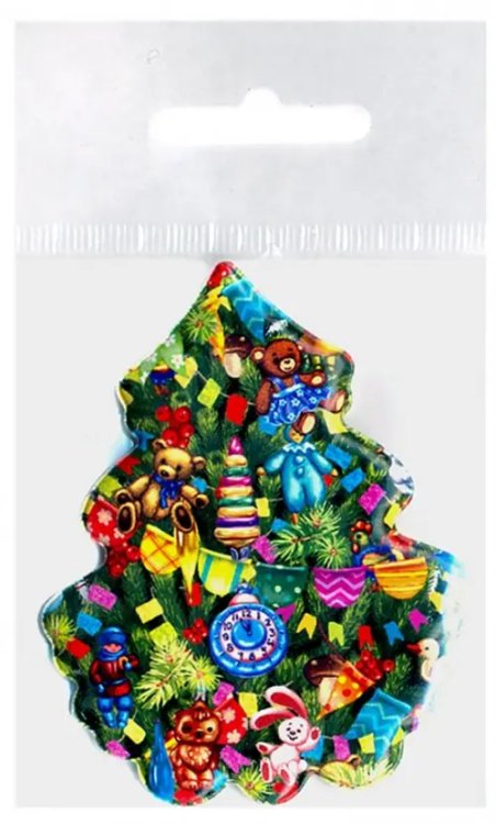 Магнит мягкий "Елка", 62х82 мм