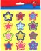 Наклейки поощрительные для школы и детского сада, набор 36 штук, в ПЭТ-пакете, "Звездочки"