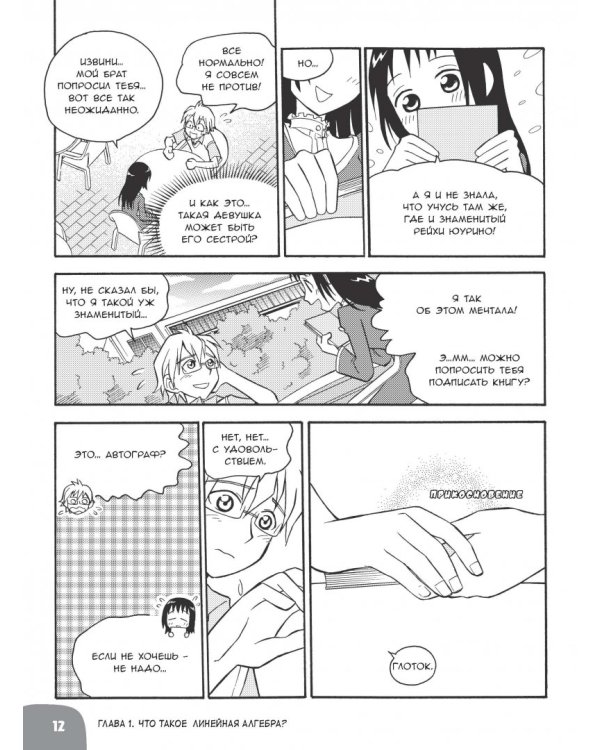 Занимательная математика. Линейная алгебра. Манга