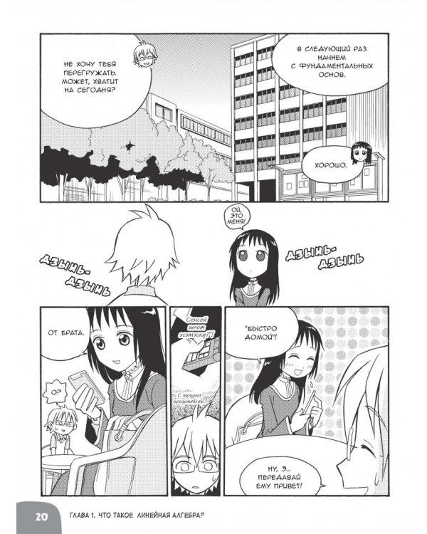 Занимательная математика. Линейная алгебра. Манга