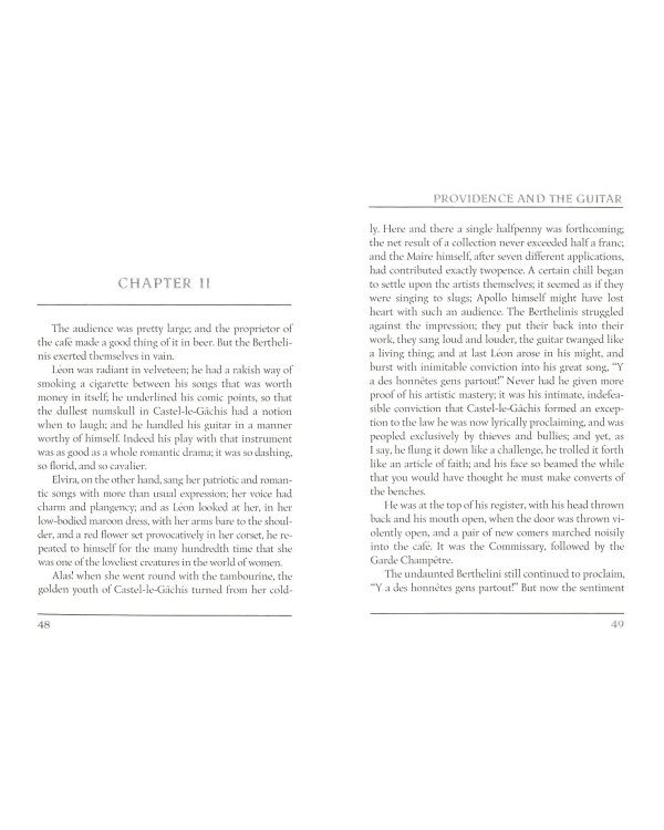 The Sire de Maletroit's Door and Providence and the Guitar