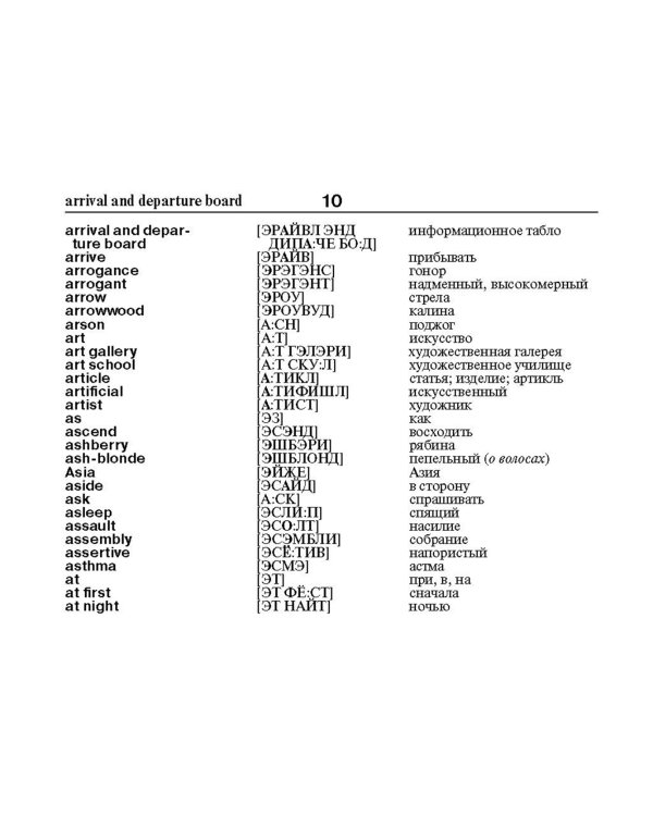 Англо-русский русско-английский словарь с произношением