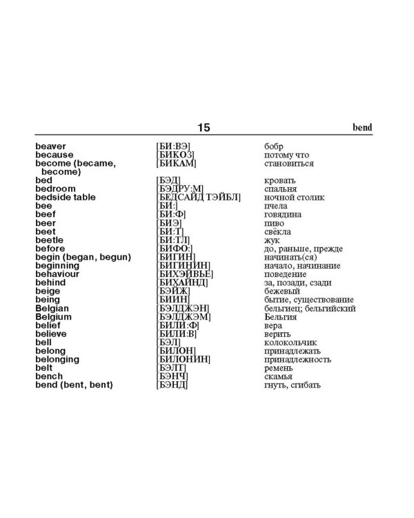 Англо-русский русско-английский словарь с произношением