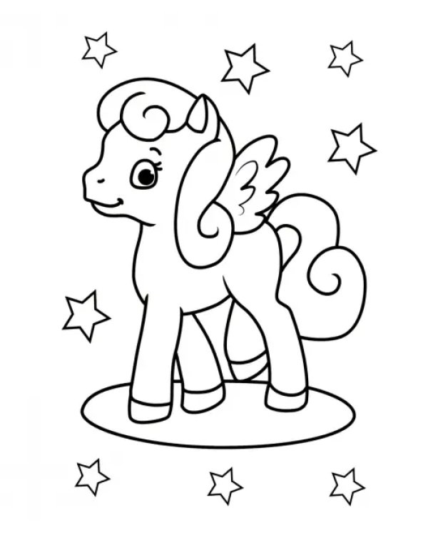 Моя мега-раскраска. Крошки пони