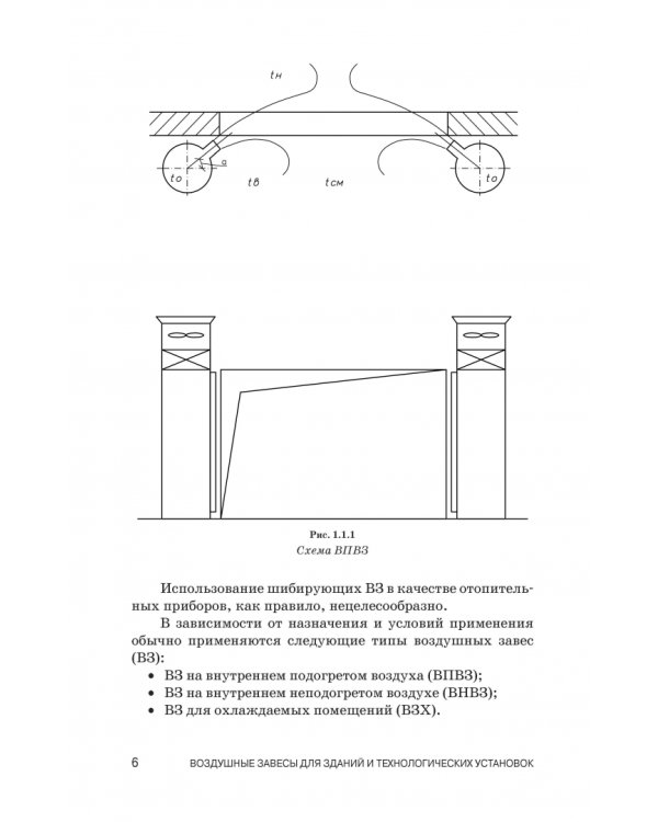 Воздушные завесы для зданий и технологических установок. Учебное пособие