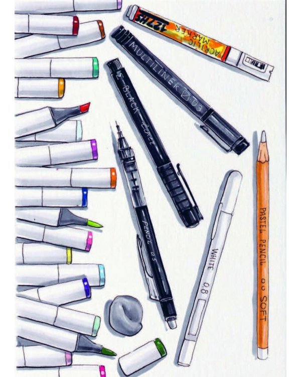 Скетчбук по food-иллюстрации