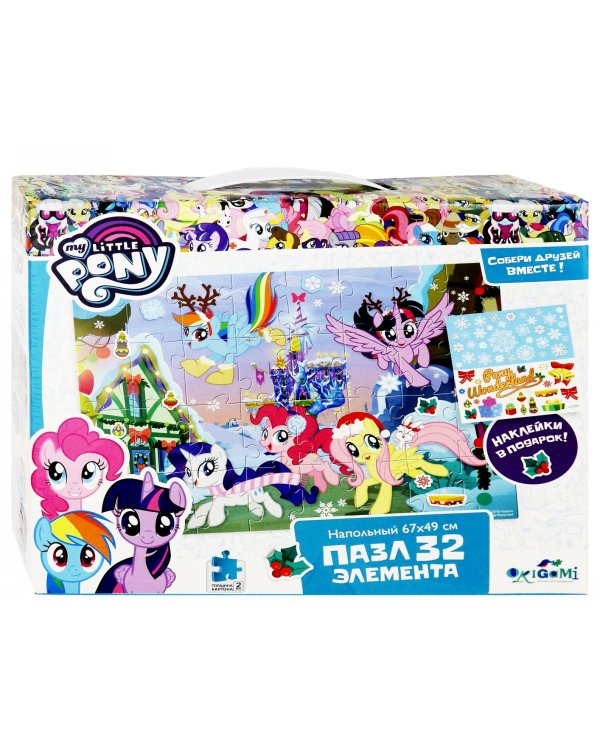 Напольный пазл. Зима. Выходи гулять!