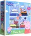 Пазл 4 в 1. Peppa Pig. Морское приключение + наклейки