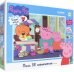 Пазл super maxi. Peppa Pig. Прогулка по рынку, 35 элементов + наклейки