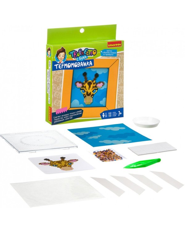 Картина с термомозаикой. Жираф