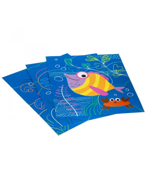 Цветная гравюра. Морская