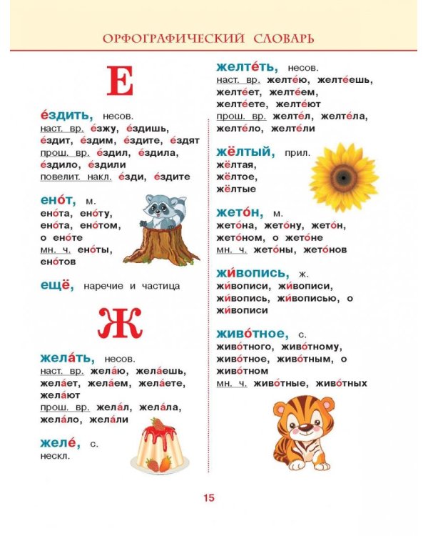 5 школьных словарей русского языка в одной книге