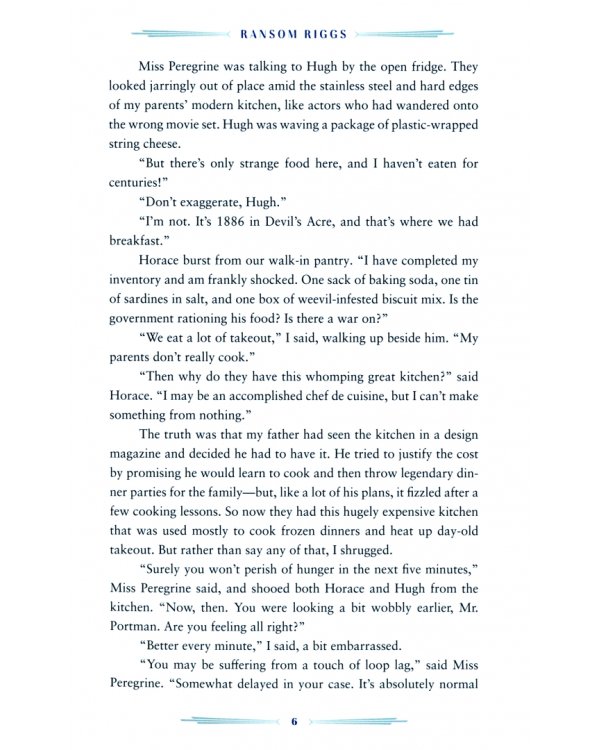 A Map of Days. Miss Peregrine's Peculiar Children