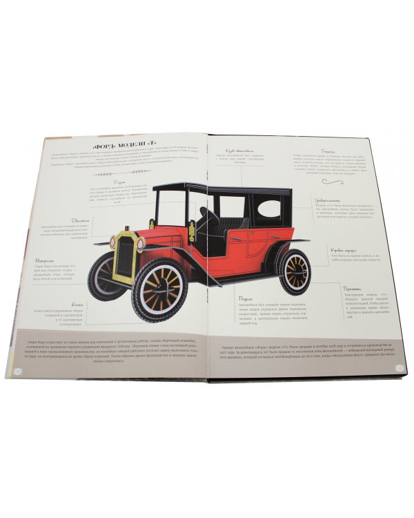 Конструктор картонный 3D + книга. Автомобиль