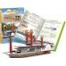 Конструктор картонный 3D + книга. Теплоход