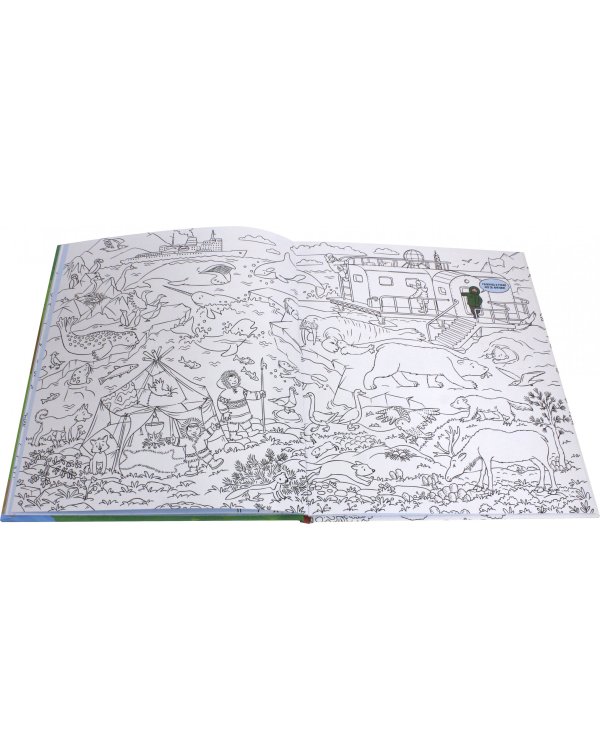 Творческая энциклопедия "Большое путешествие". Раскрась и узнай