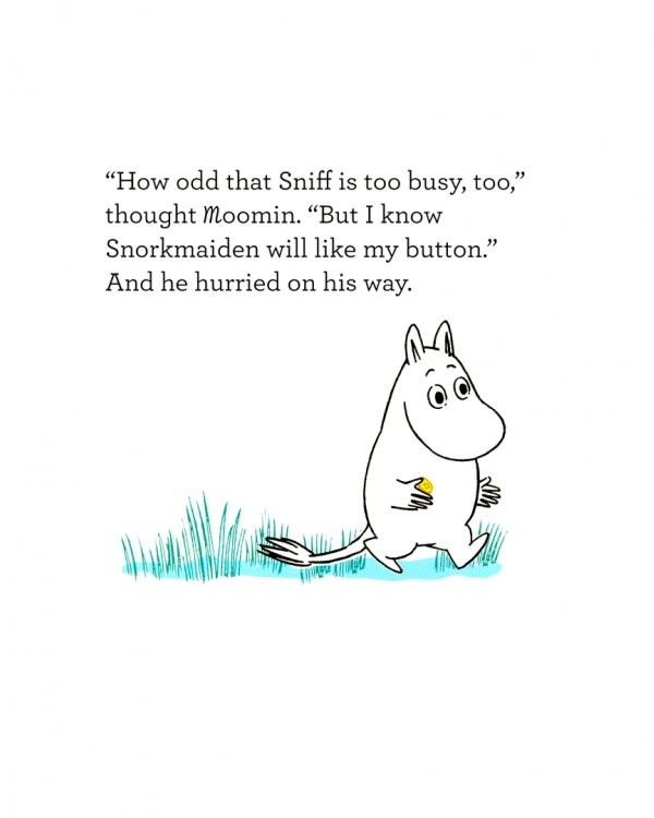 Moomin and the Birthday Button