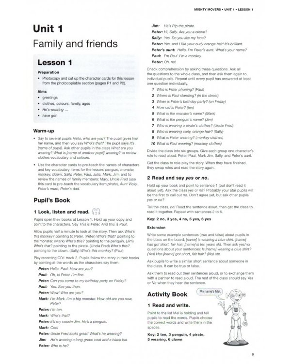 Mighty Movers Teacher's Book. 2nd Edition (+ DVD)