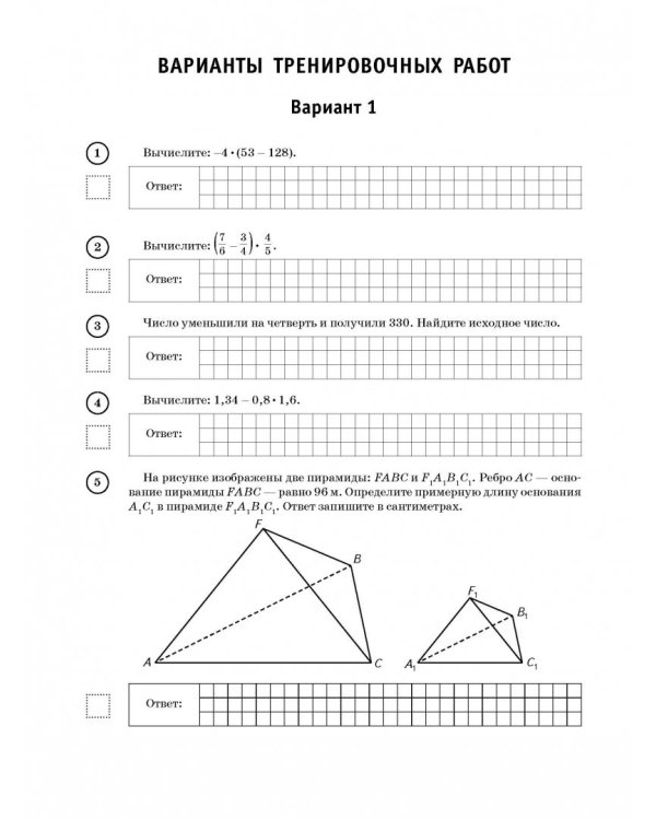 ВПР. Математика. 6 класс. Большой сборник тренировочных вариантов