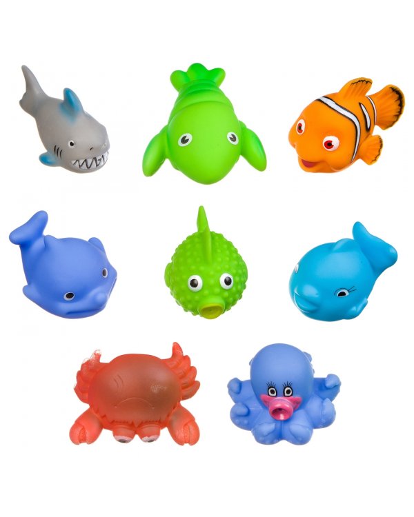 Набор для купания. Подводный мир, 8 штук