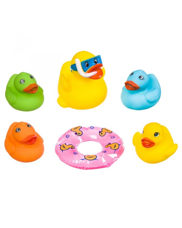 Набор для купания. Утка с утятами и кругом