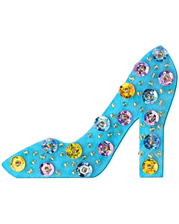 Набор для творчества. Яркий патч своими руками. Яркая туфелька