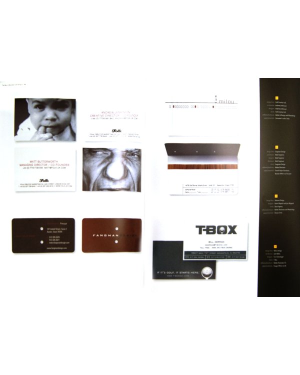 Лучший дизайн визитных карточек 8