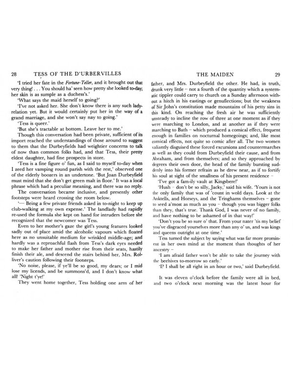 Tess of the D'Urbervilles