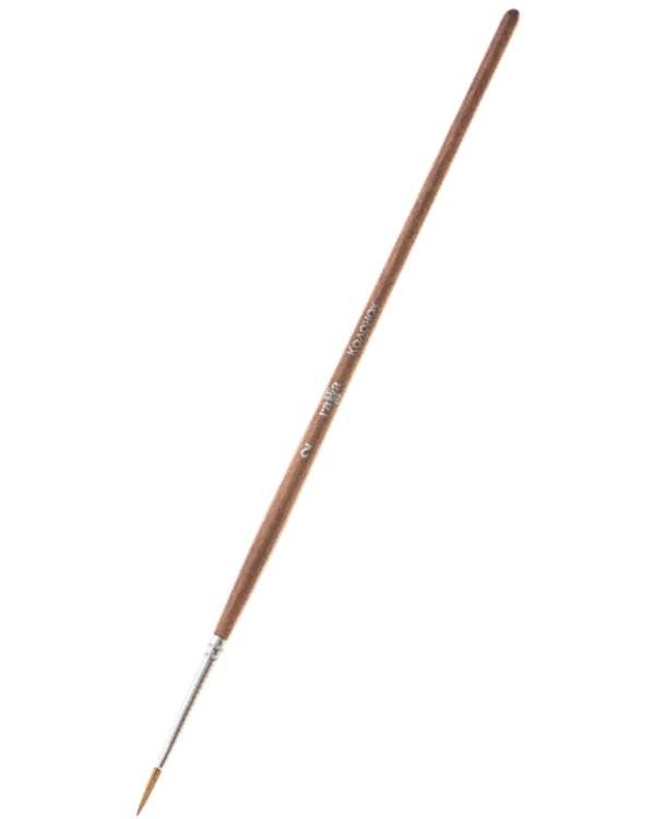 Кисть "Колонок", круглая, №02